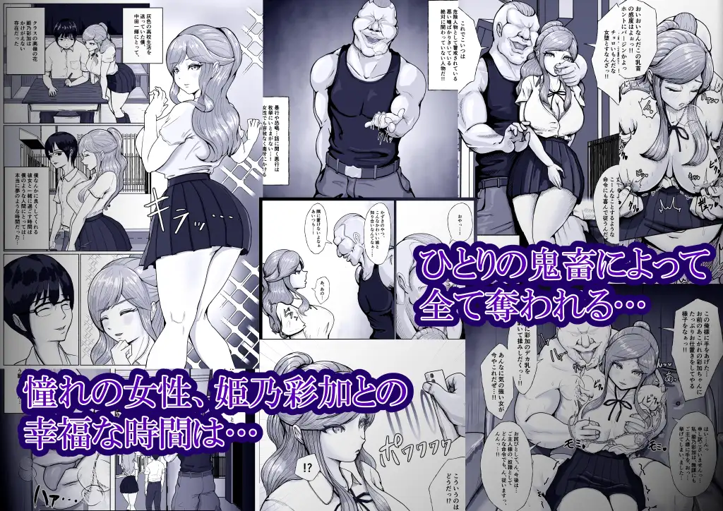 僕の憧れの娘を僕を虐める不良に奪われた話 サンプル画像 2