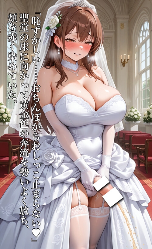 ニューハーフお姉さん、おしっこ中詰め合わせ ~結婚式に放つ、花嫁の聖水~ 画像2