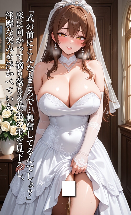 ニューハーフお姉さん、おしっこ中詰め合わせ ~結婚式に放つ、花嫁の聖水~ 画像3