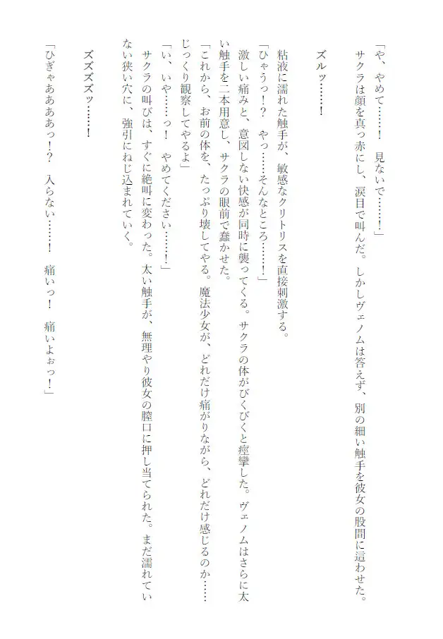 魔法少女の敗北ハード調教 サンプル画像 3