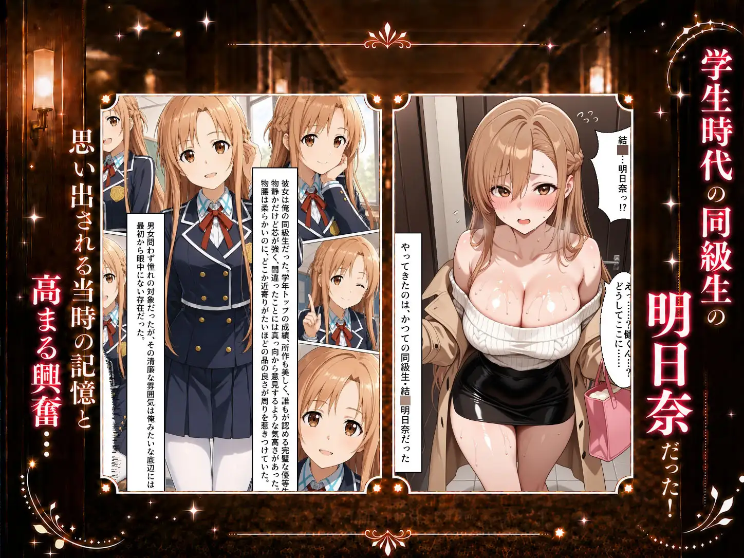 扉を開けたら明〇奈が立っていた サンプル画像 2