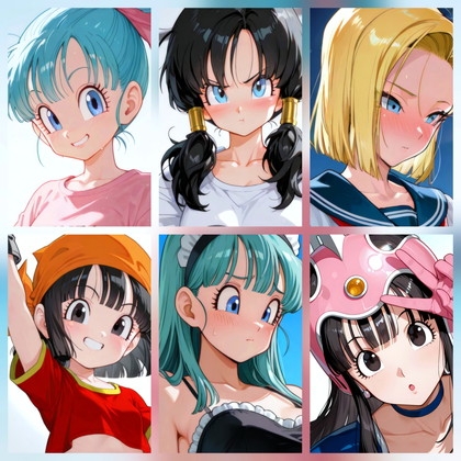 [AIイラストCG] DBGsとXXX