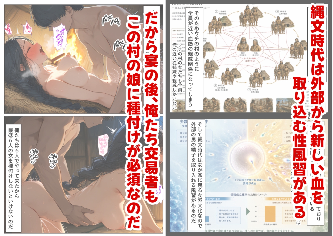 縄文時代に俺が転生したら、性風習が叡智すぎた件 画像4