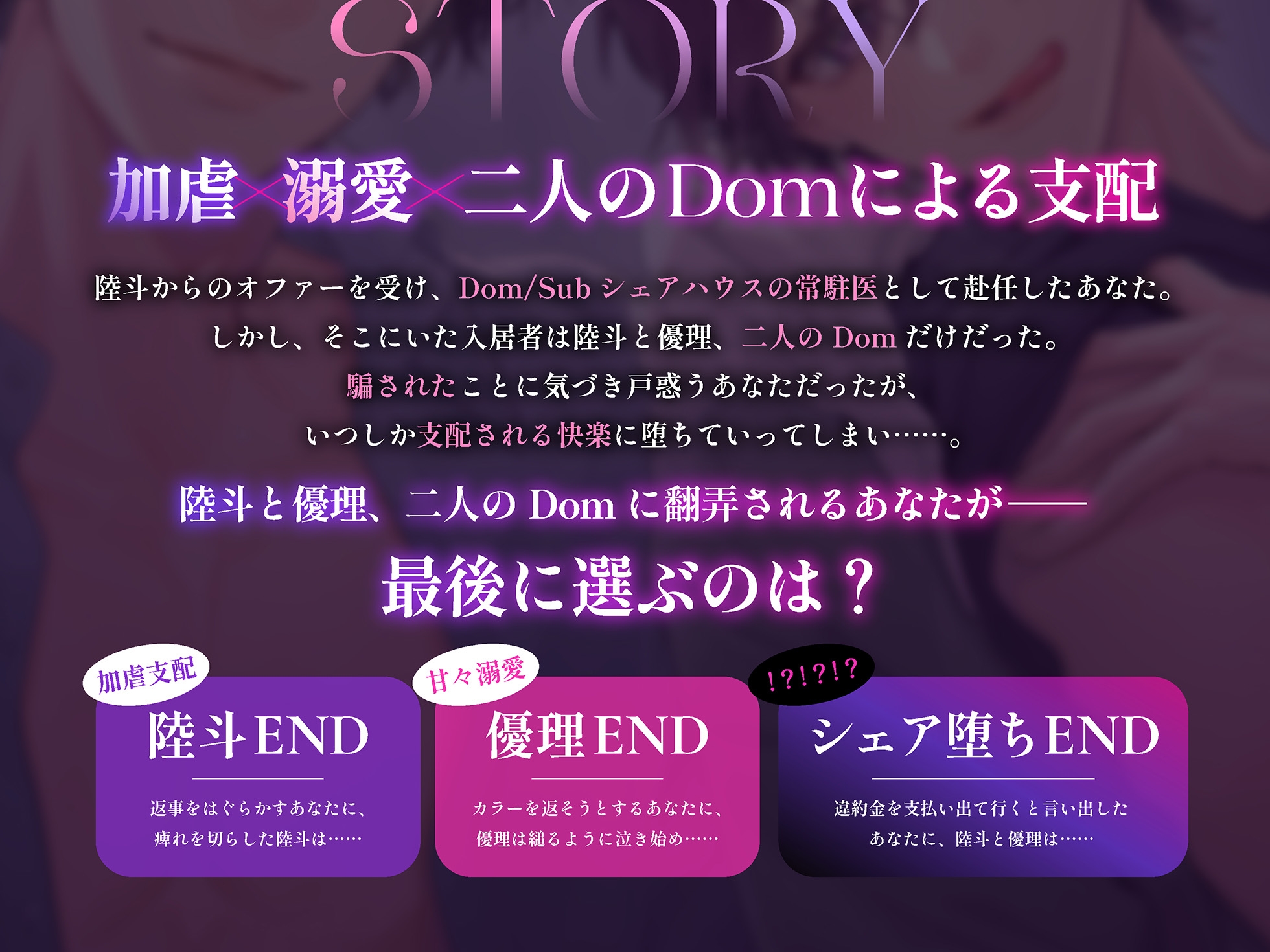 Dom/Subシェアハウスへようこそ ~支配と溺愛の調教プレイ~-1画像