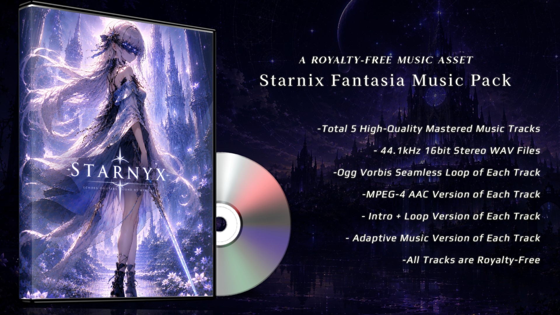 【BGM素材】Starnix Fantasia Music Pack サンプル1