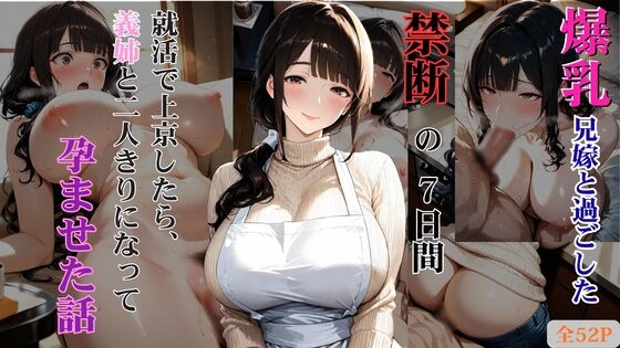 爆乳兄嫁と過ごした禁断の7日間 就活で上京したら、義姉と二人きりになって孕ませた話