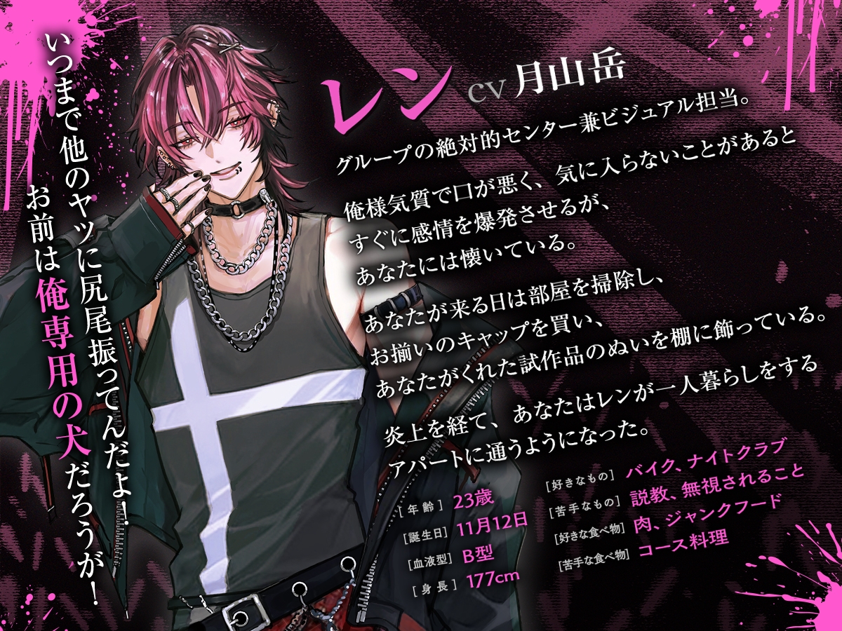 【UNDER:DOLL S2】レン編「……触っていいか?♡ 雑にしねぇって……逃げんなよ♡」縋りつき匂い嗅ぎ♡虚勢全開即ハメから崩壊、泣きながら好き連呼の密着ピストン サンプル3
