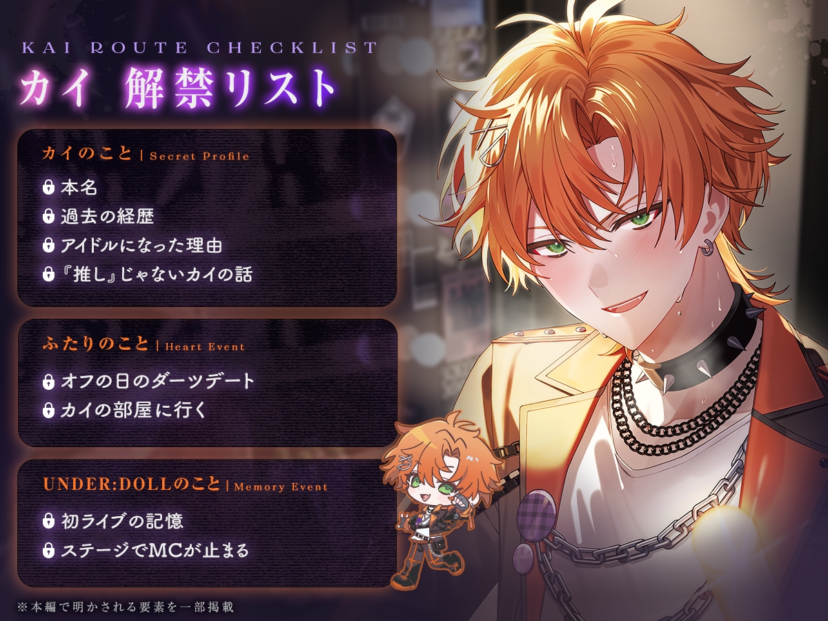 【UNDER:DOLL S2】カイ編「俺の名前、呼んで……♡ カイじゃなくて……本当の名前で……♡」推しの顔が崩壊♡コーレスえっちから恋愛童貞の本音セックスへのサンプル画像 2