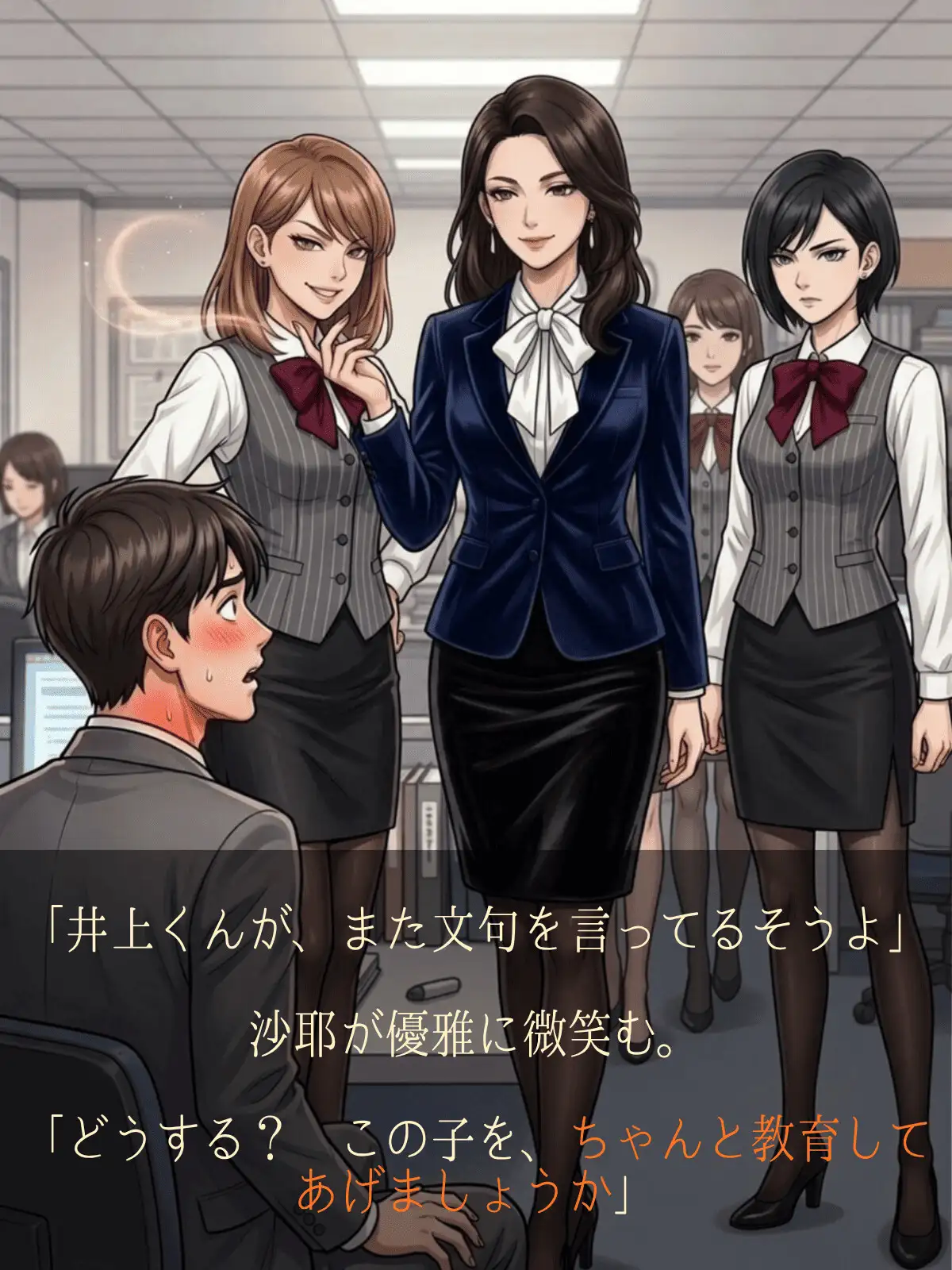 屈服の代償 ―女尊男卑オフィスの掟― サンプル画像 3