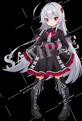 【TRPG立ち絵素材1】吸血鬼の少女
