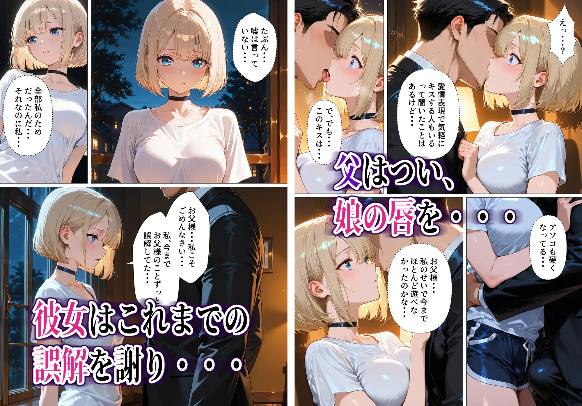 孤独な美少女マリア-背徳の父娘セックス サンプル画像 3