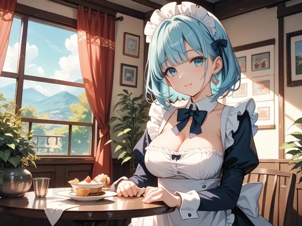 農作業美女とメイド喫茶と浴衣美女 サンプル画像 4