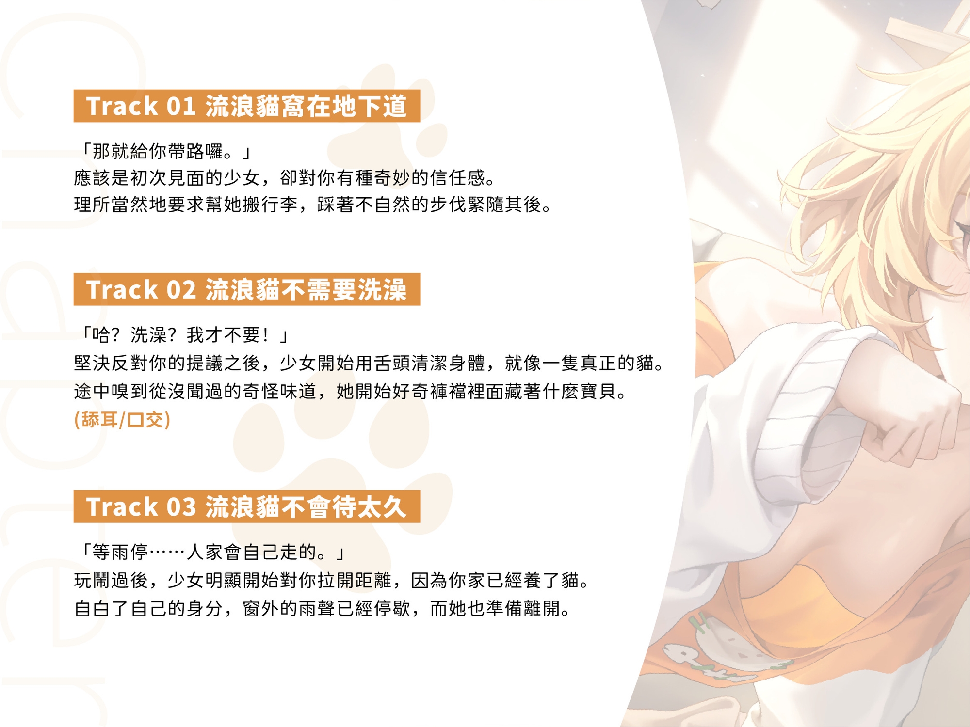 【收編貓娘】流浪貓不想要項圈【中文音聲】 サンプル3