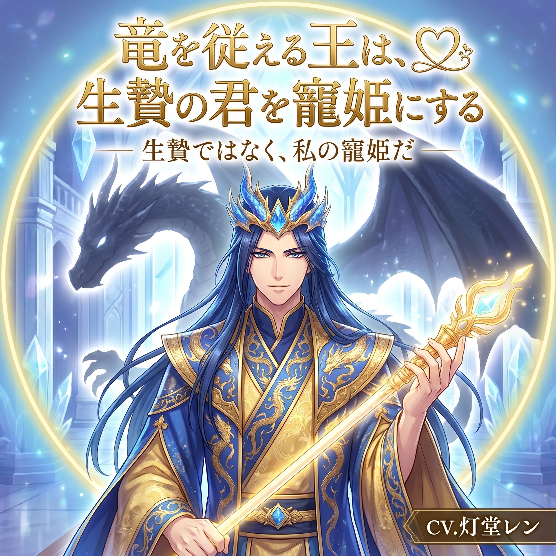 竜を従える王は、生贄の君を寵姫にする♡〜古い因習を覆し、唯一の番として愛される溺愛〜【溺愛/王様/ファンタジー/バイノーラル】-1画像