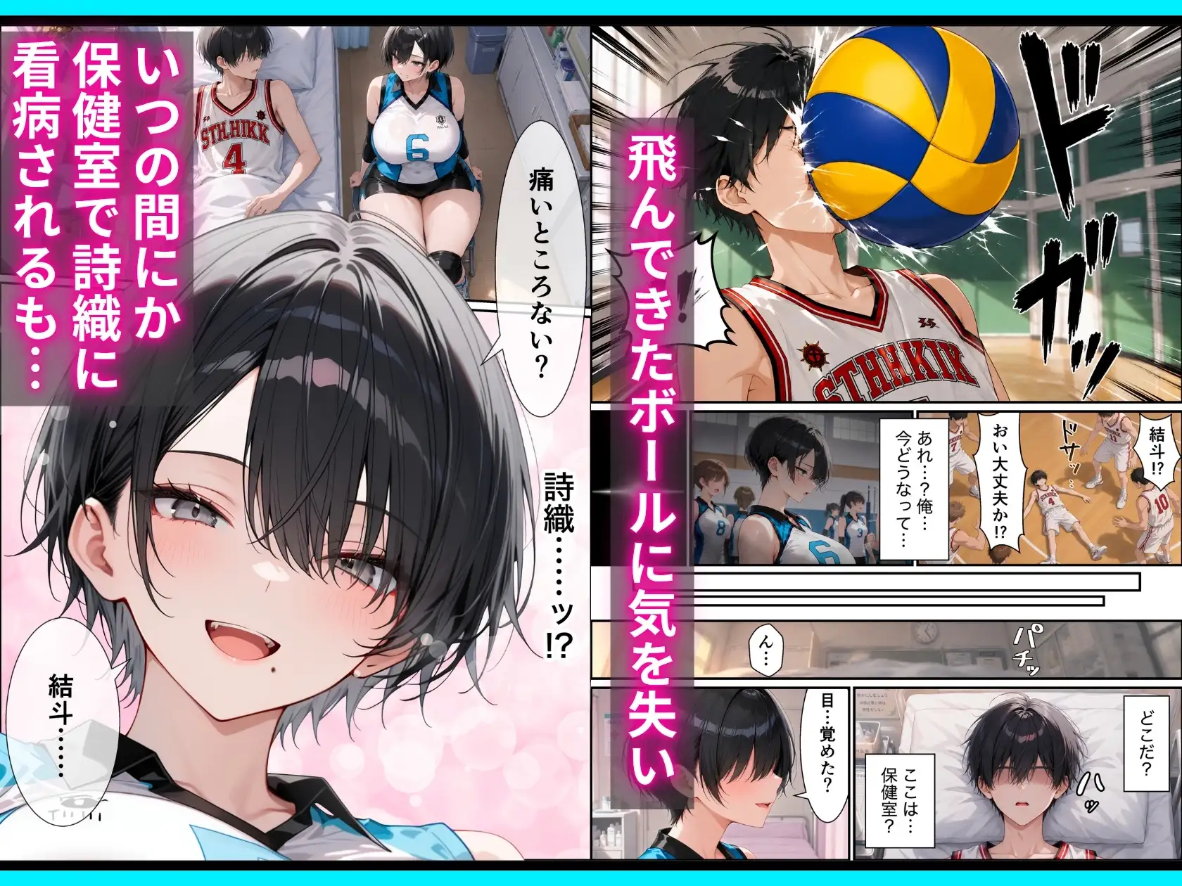 長身ボーイッシュ幼馴染との練習セックスは最高に気持ちいい 前編