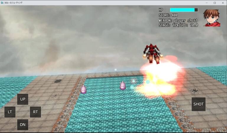 【RPGツクールMZ】3Dレールシューティングプラグイン 画像1