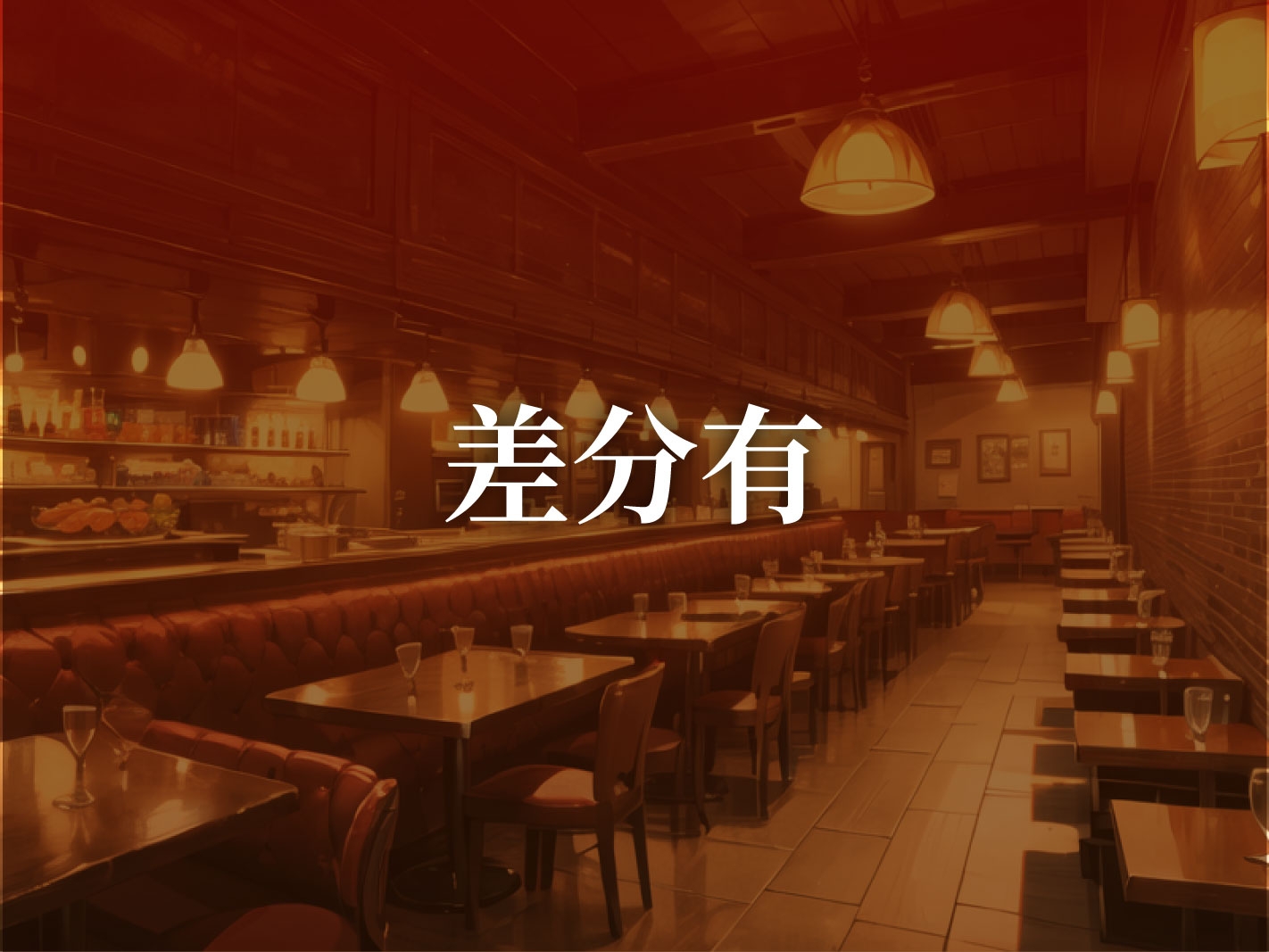 【背景105枚】飲食店(差分あり) 画像3