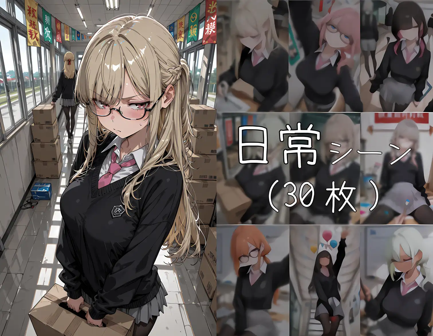 おじさん教員に種付けされる文化祭実行委員 サンプル画像 3