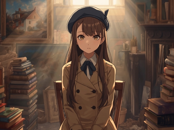 【AIイラスト集】NOSTALGIA II - 硝子越しのソワレと密やかな書架 -