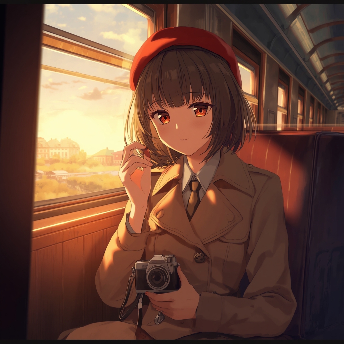 【AIイラスト集】NOSTALGIA II - 硝子越しのソワレと密やかな書架 - 画像1