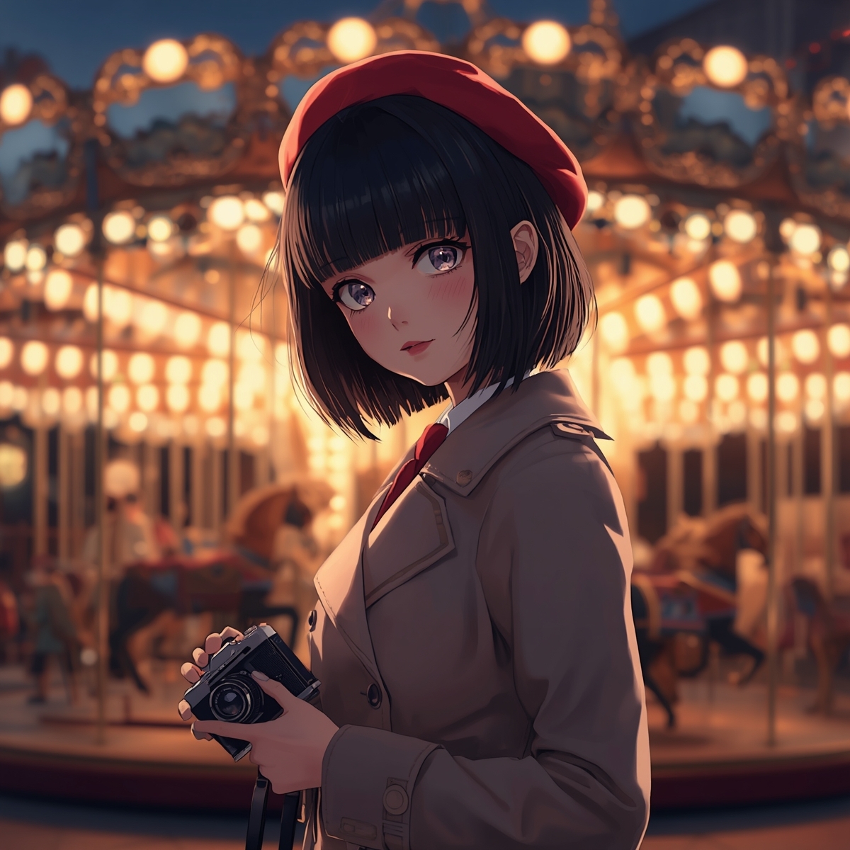 【AIイラスト集】NOSTALGIA II - 硝子越しのソワレと密やかな書架 - 画像2