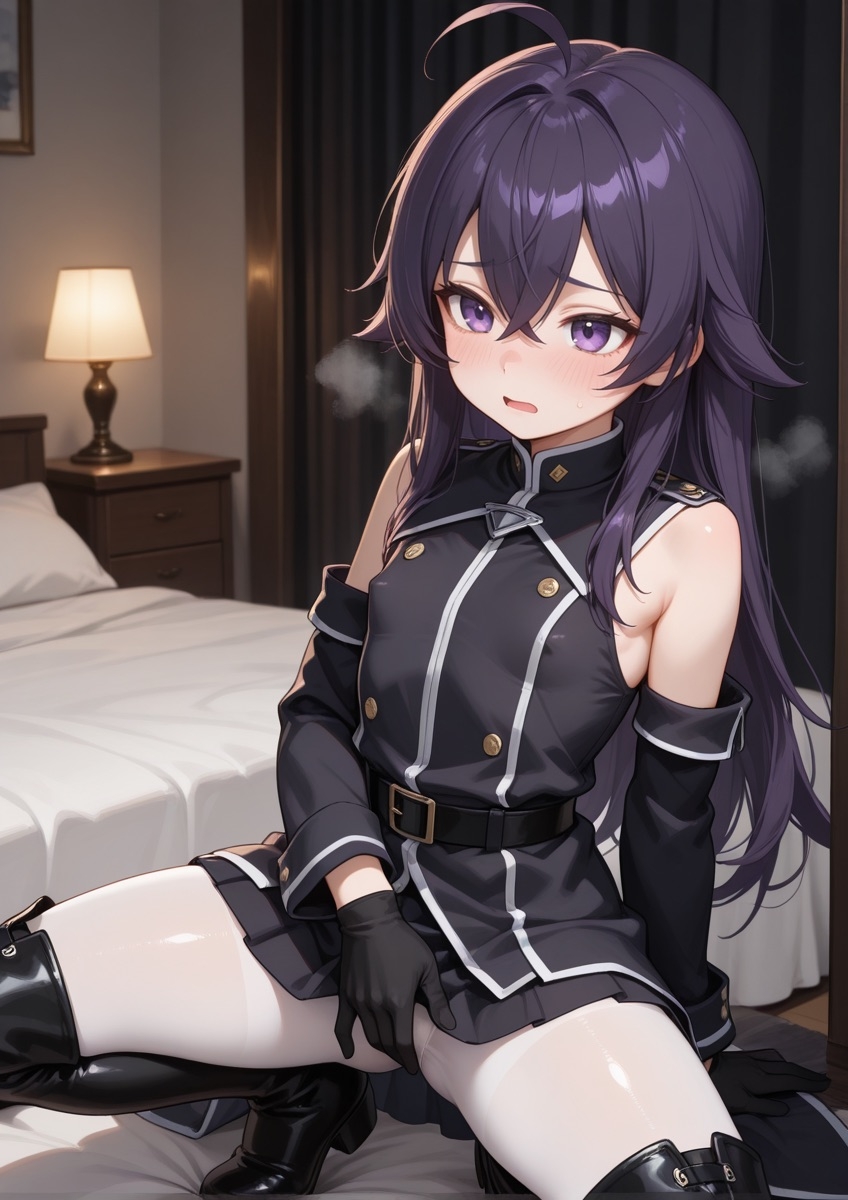 特殊性癖シリーズ『No.18』 ミリタリー風の衣装の女の子がセクシーポーズで押し倒されてるやつ Part2 画像3