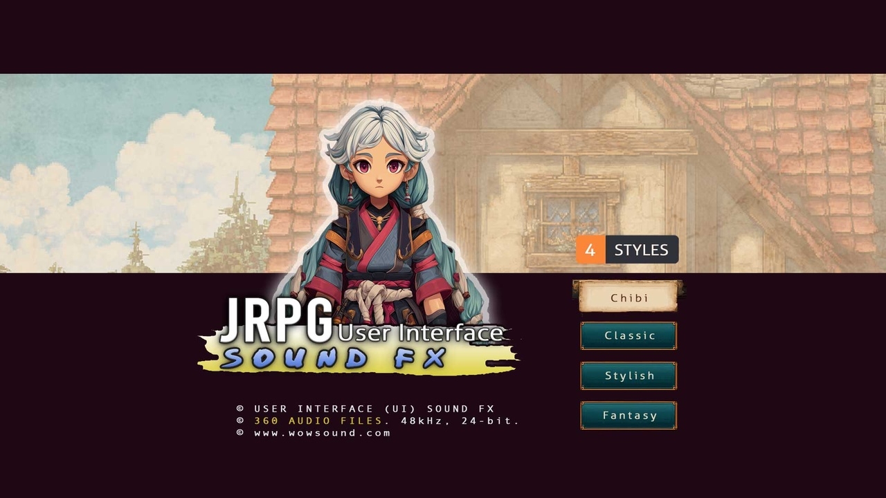 【効果音素材】JRPG UI Sound Effects Pack サンプル1