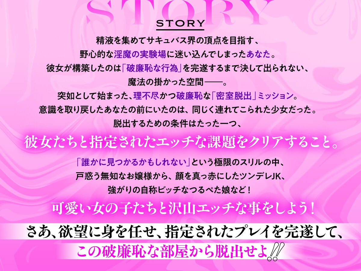 ○○しないと出られない部屋 サンプル1