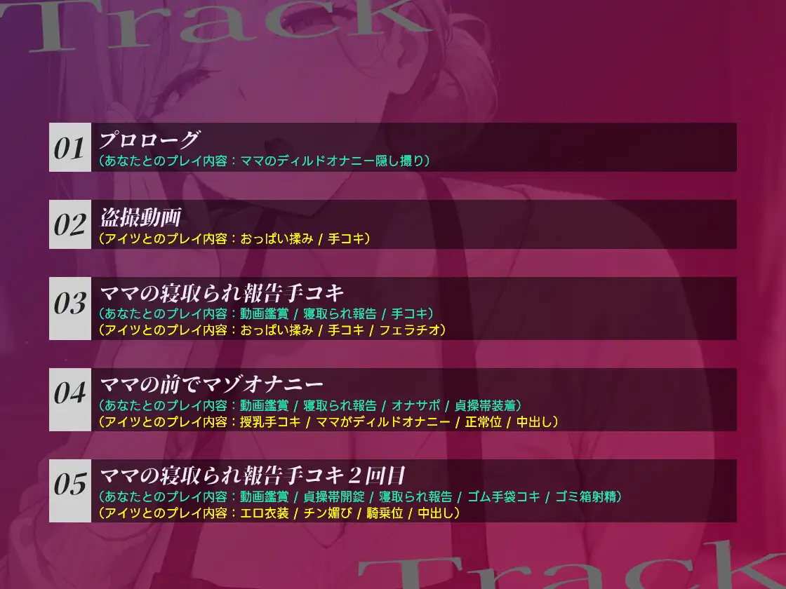 【音声版】嫌いなアイツに堕ちたママ 隠し撮りから始まる見せつけ寝取られ調教 サンプル画像 4