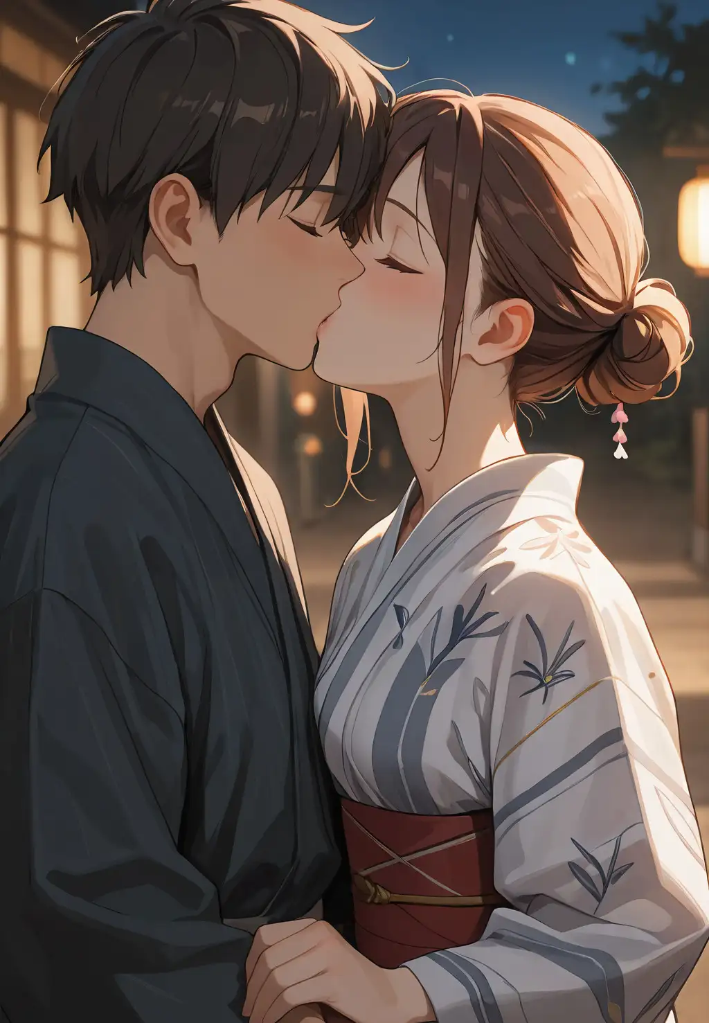 彼女が夏祭りで寝取られた サンプル画像 2