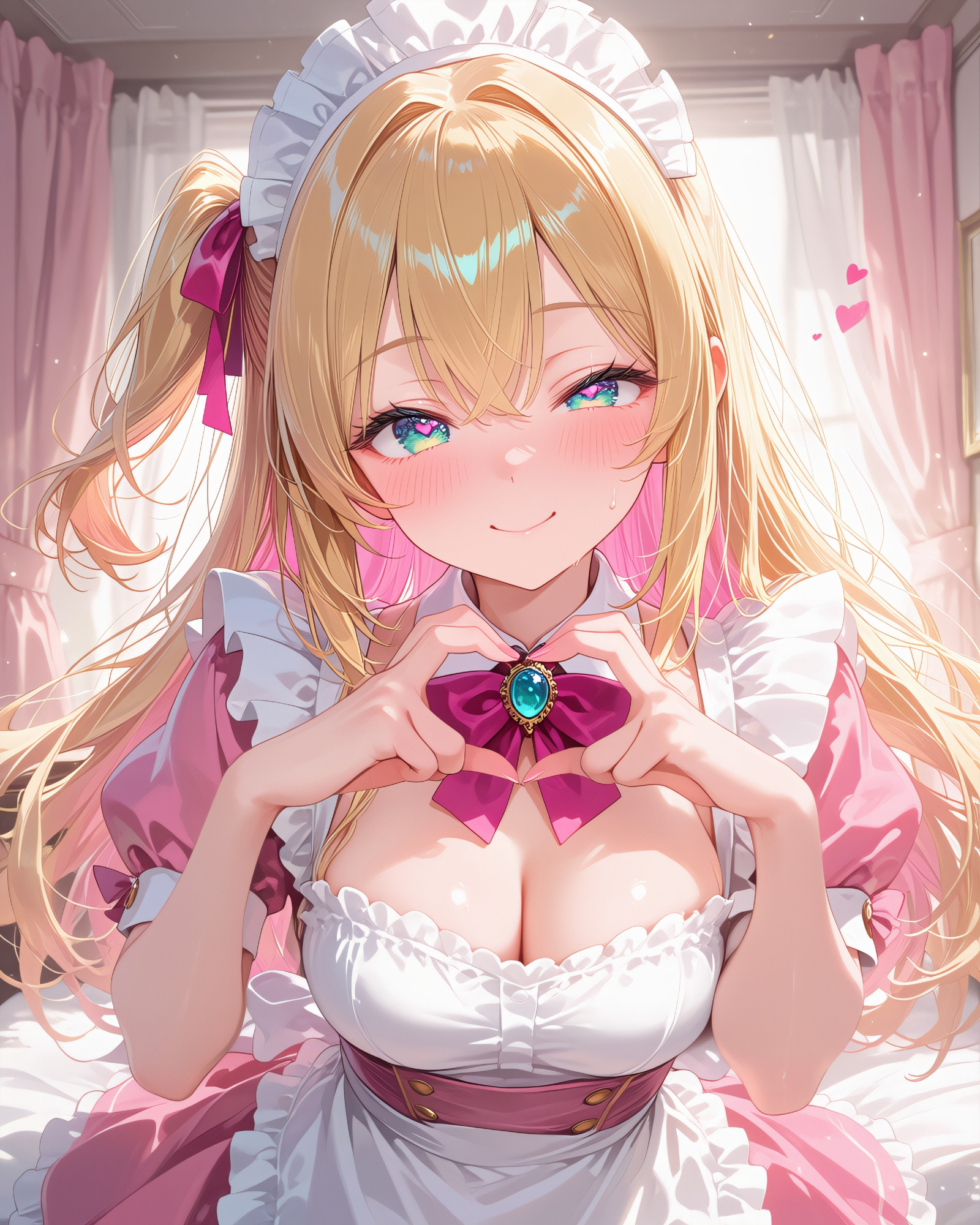 【AIイラスト集/お試し応援価格】シルフィちゃんの秘密のメイド服ミニパック20枚 画像2
