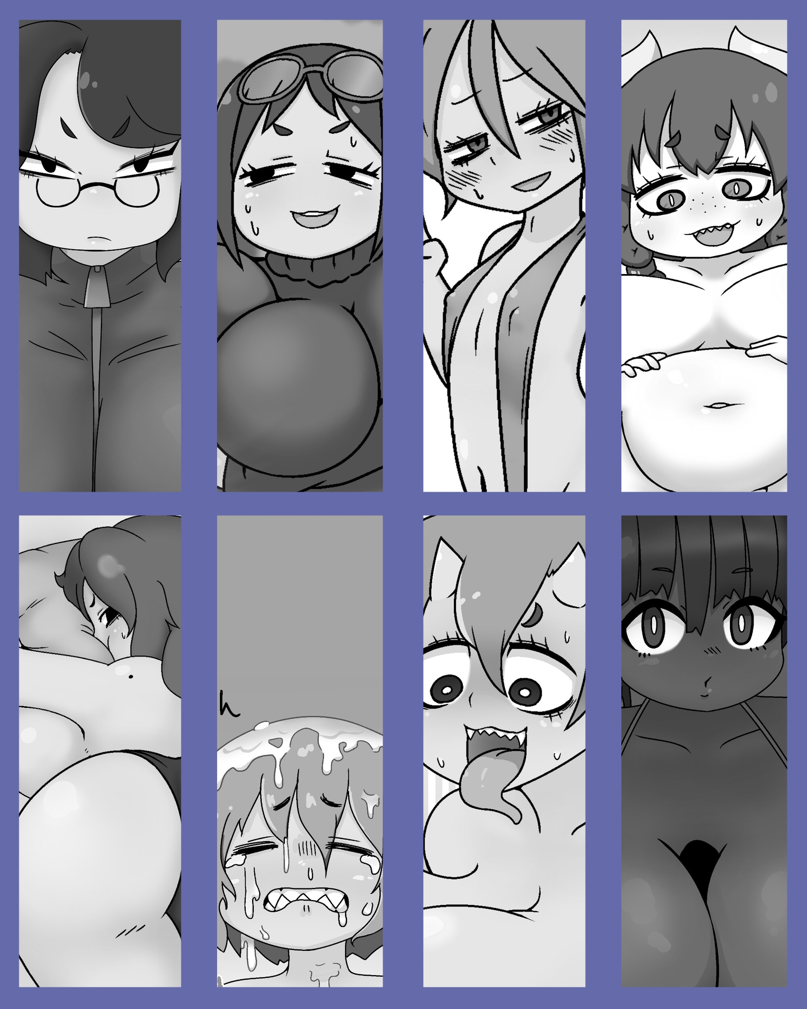 ●●ンティ●に投稿したイラストまとめ【オリキャラ編】 画像1