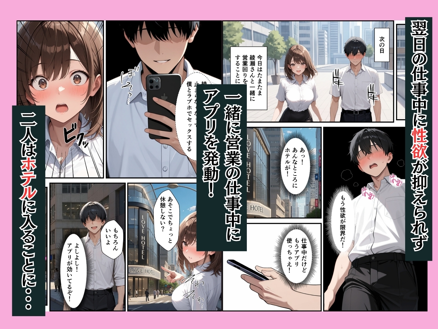 願いが叶うアプリで童貞陰キャの僕が同期の巨乳OLとイチャラブセックスできた話 サンプル8