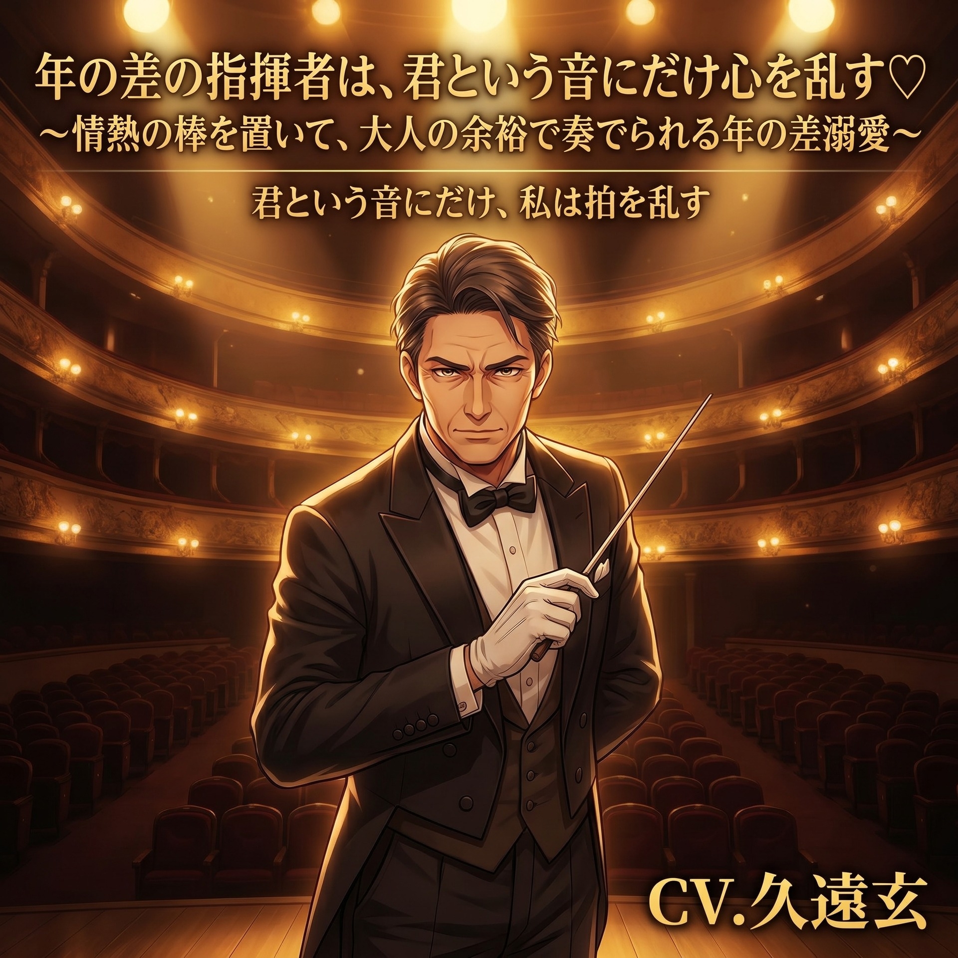 年の差の指揮者は、君という音にだけ心を乱す♡〜情熱の棒を置いて、大人の余裕で奏でられる年の差溺愛〜【年の差/芸術家/溺愛/バイノーラル】-1画像