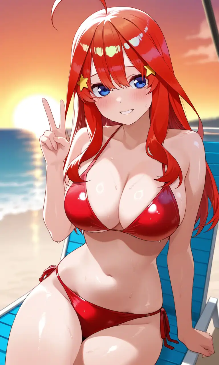五つ子ビキニえっち サンプル画像 5