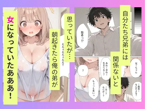 弟が突然妹になったので責任もって中出しセックスして嫁にします サンプル画像 2