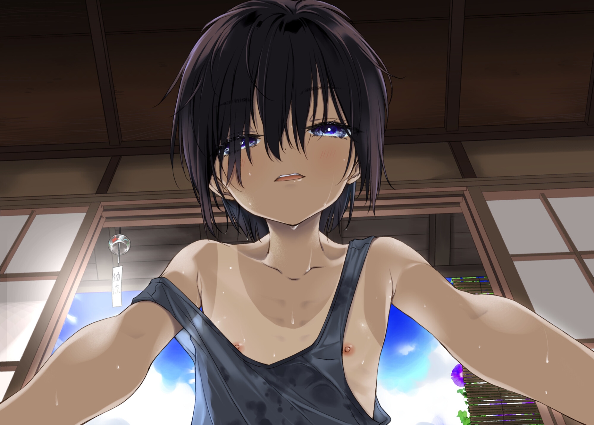 【KU100/18禁】ひと夏のかげろう「 甥っ子は女の子。」【CV:沢城懐】お前…女だったのか!? 画像1