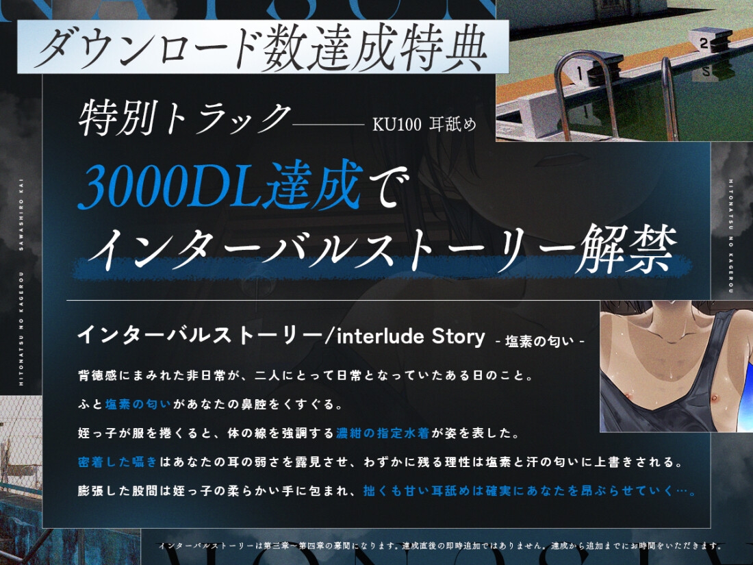 【KU100/18禁】ひと夏のかげろう「 甥っ子は女の子。」【CV:沢城懐】お前…女だったのか!? 画像6