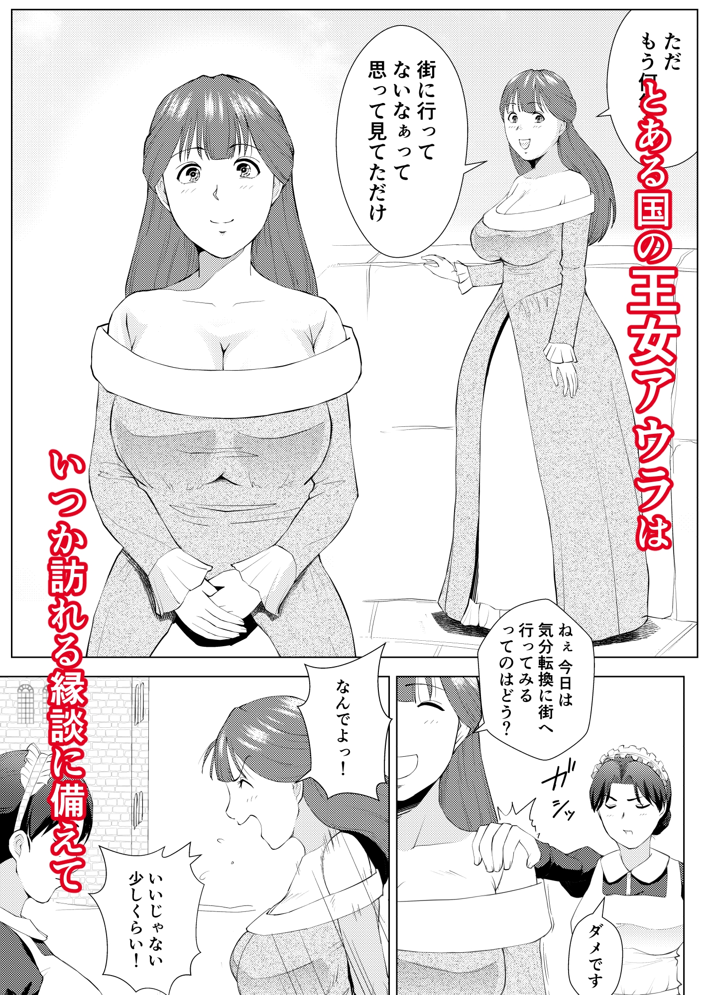無知な王女のお仕事体験 娼館で初めての性交 サンプル1