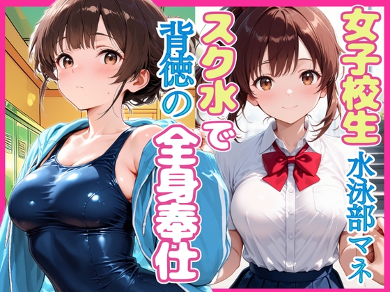 【AIイラストCG集】水泳部マネージャーの秘密の放課後。怪我で手が動かせない俺のために、誰もいない部室で汗を流しながら尽くしてくれる背徳の全身奉仕 160枚