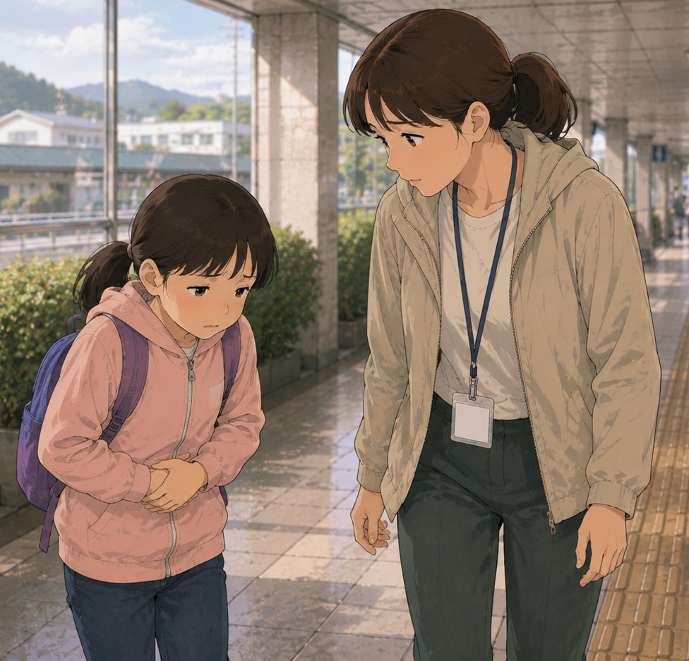 お花摘みの失敗 ゆきさん、サービスエリアで サンプル1
