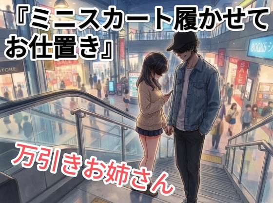 万引きお姉さんに、ミニスカートを履かせてモール内たくさん歩かせて視線集めてオシオキ…-0画像