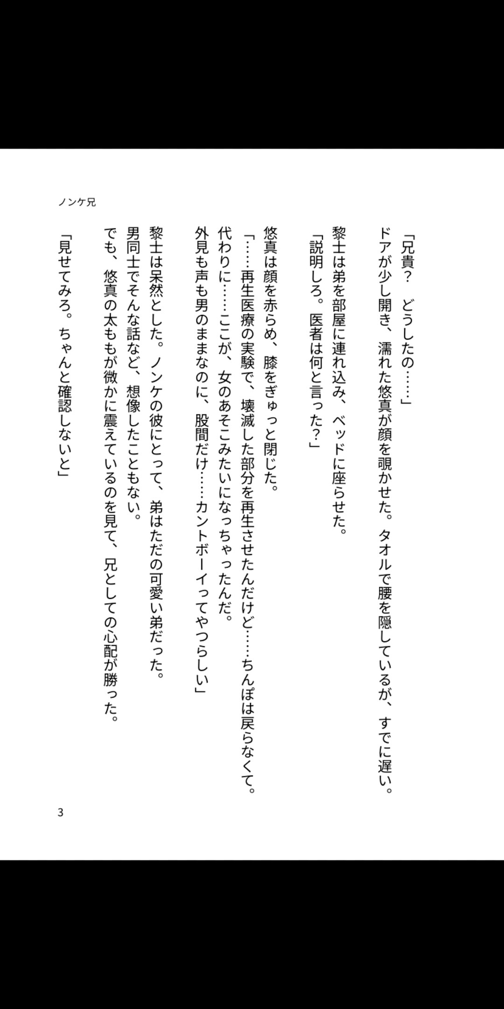 ノンケ兄が堕ちる——後天性カントボーイ弟の、甘く淫らな禁断妊娠。 [凜音] | DLsiteがるまに 5