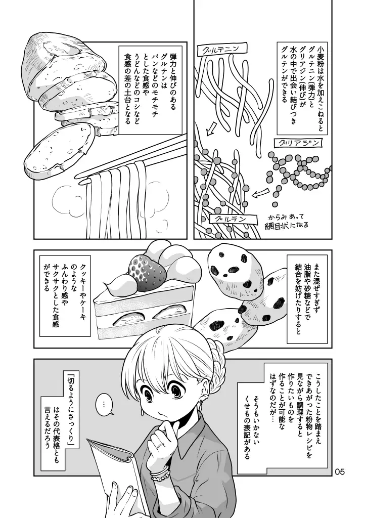 粉をもぐもぐ サンプル画像 5