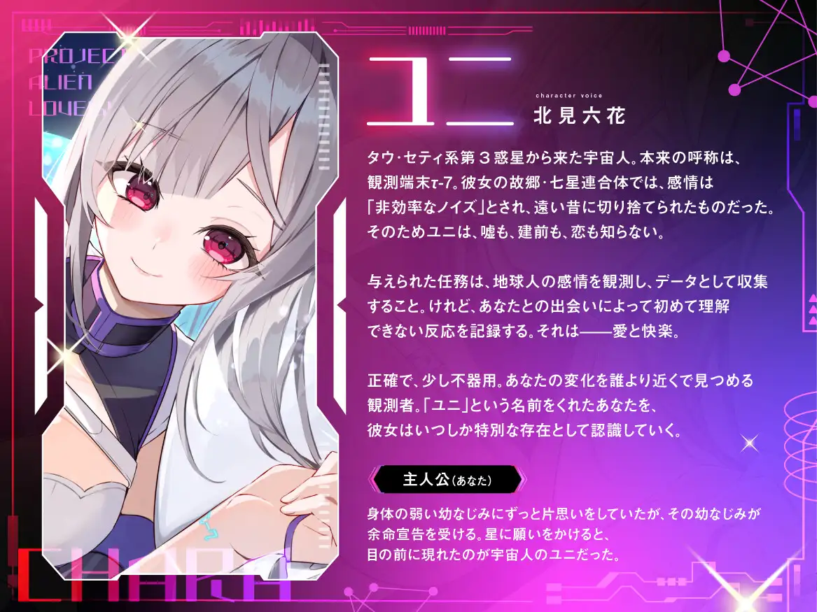 【ハピエン✨百合SFファンタジー！】P̷ R̸O̵ J̴ E̷ C̸T̵  A L̷I̸  E̵N̴  LO̸ V̵E̴ LY̷   〜 あなたを観測してから帰れなくなりました 〜 サンプル画像 2