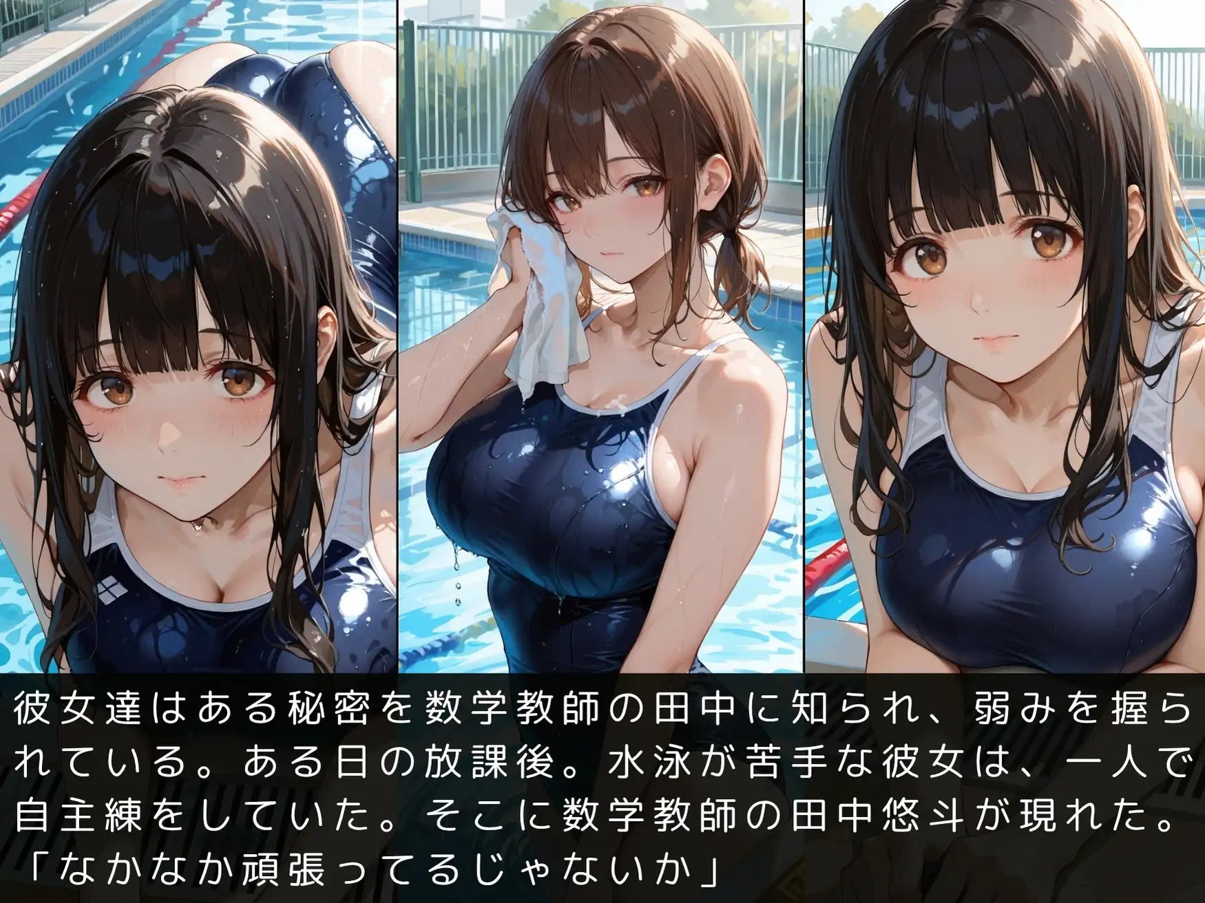 放課後の性指導〜禁断の記録〜プール編〜 サンプル画像 4