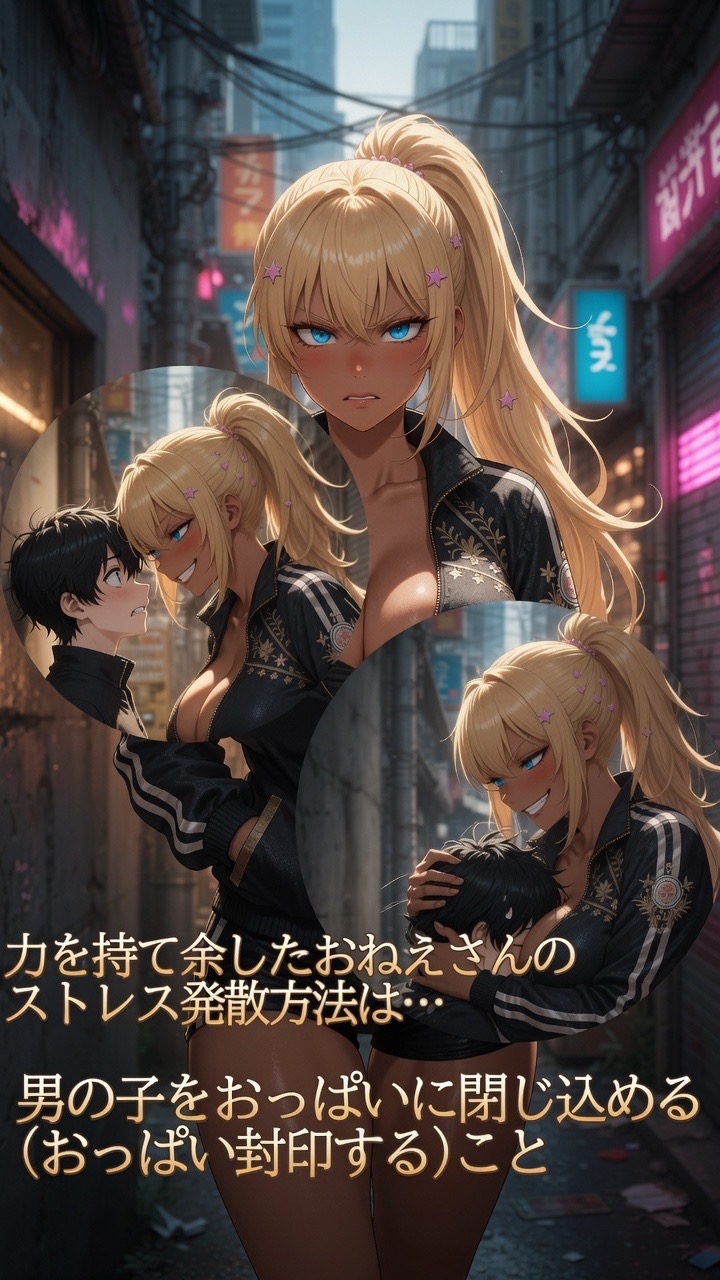 おっはい封印ができるヤンキー風なおねえさん 画像1