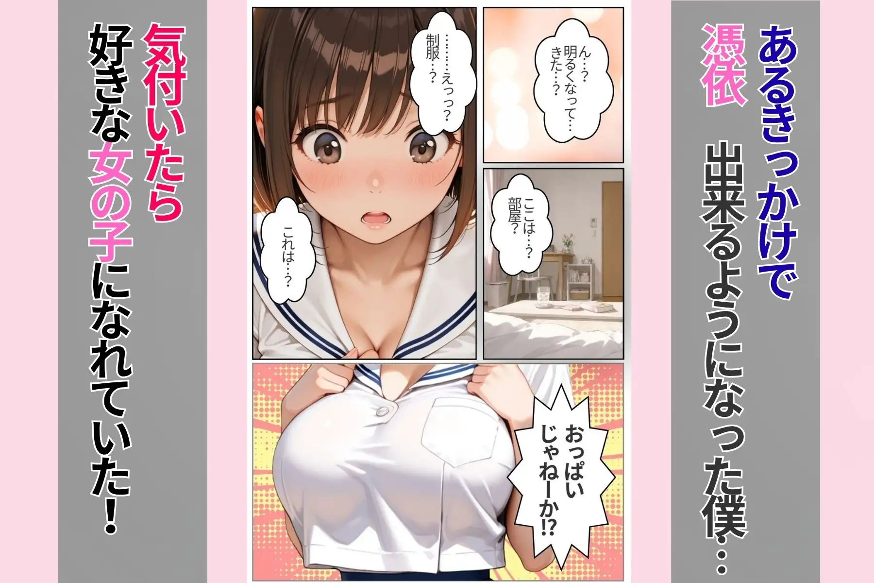 好きなクラスメイトに憑依したのでオナニーしてセックスもする！ サンプル画像 2