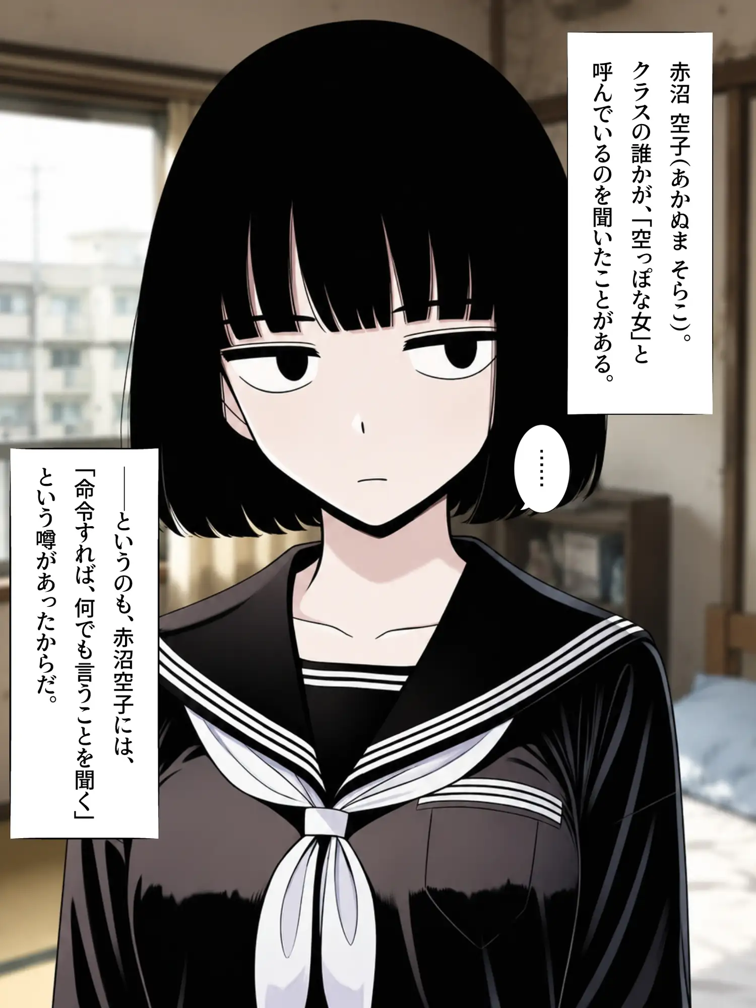 俺の家に宗教勧誘に来た同級生の無口な女子に無責任中出しして孕ませる。 サンプル画像 3