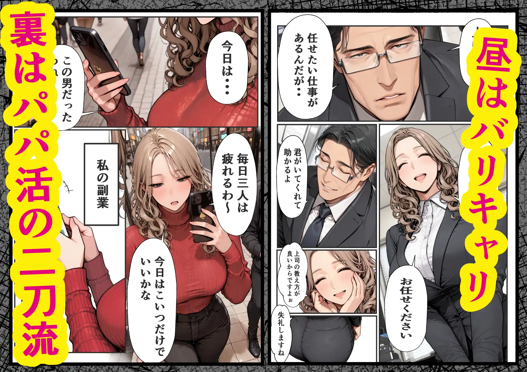 パパ活狩り。バリキャリ爆美女を全破壊する話 サンプル画像 2